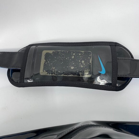 Nike Black Blue Zip Messenger Travel Bag | Good Condition - Picture 6 of 8